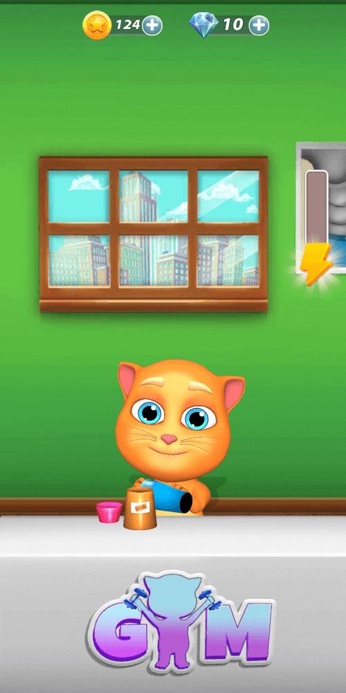 Virtual Pet Tommy - Cat Game captura de pantalla 