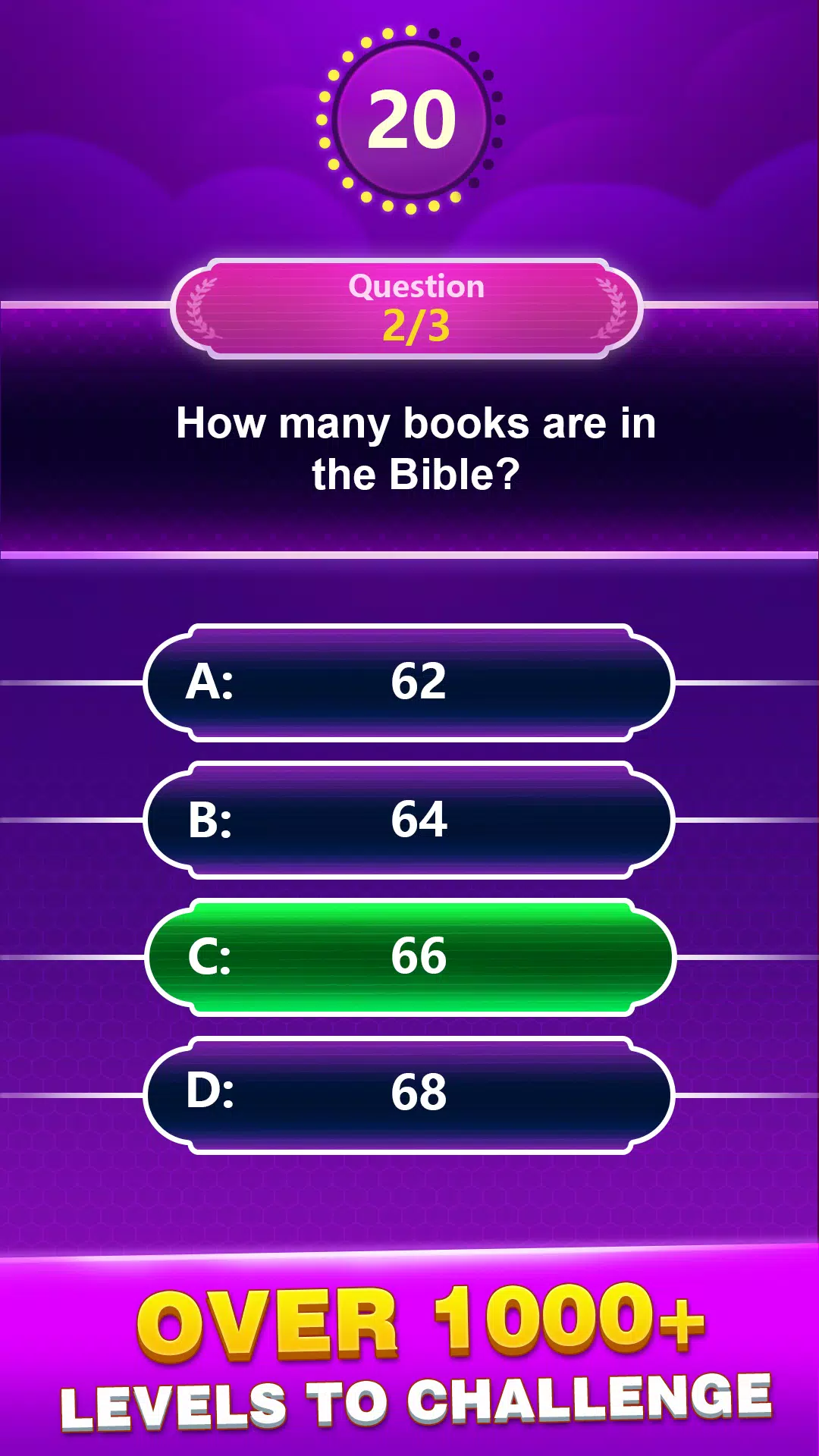 Bible Trivia экрана 2