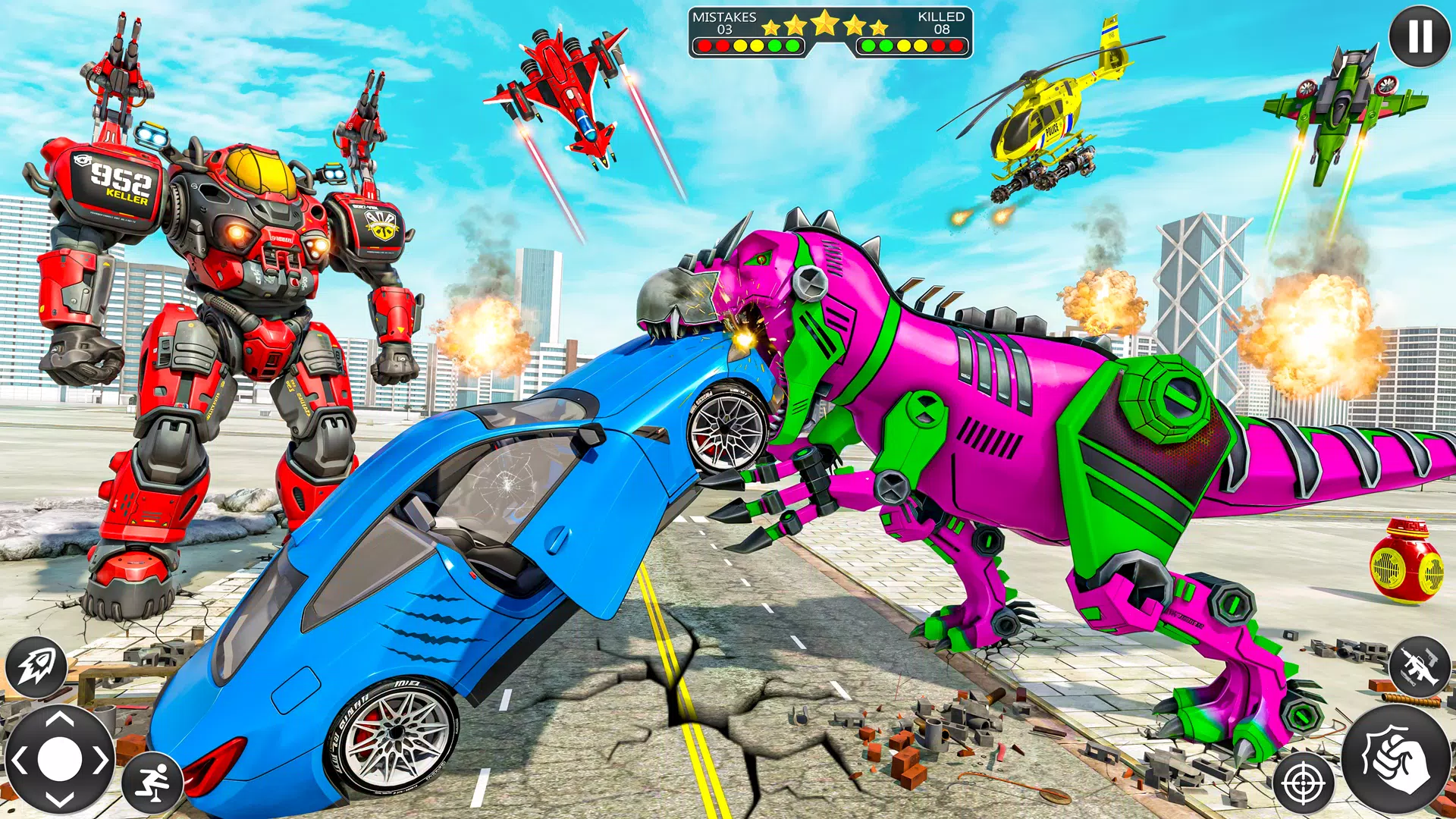 Screenshot Dino Robot Car 4