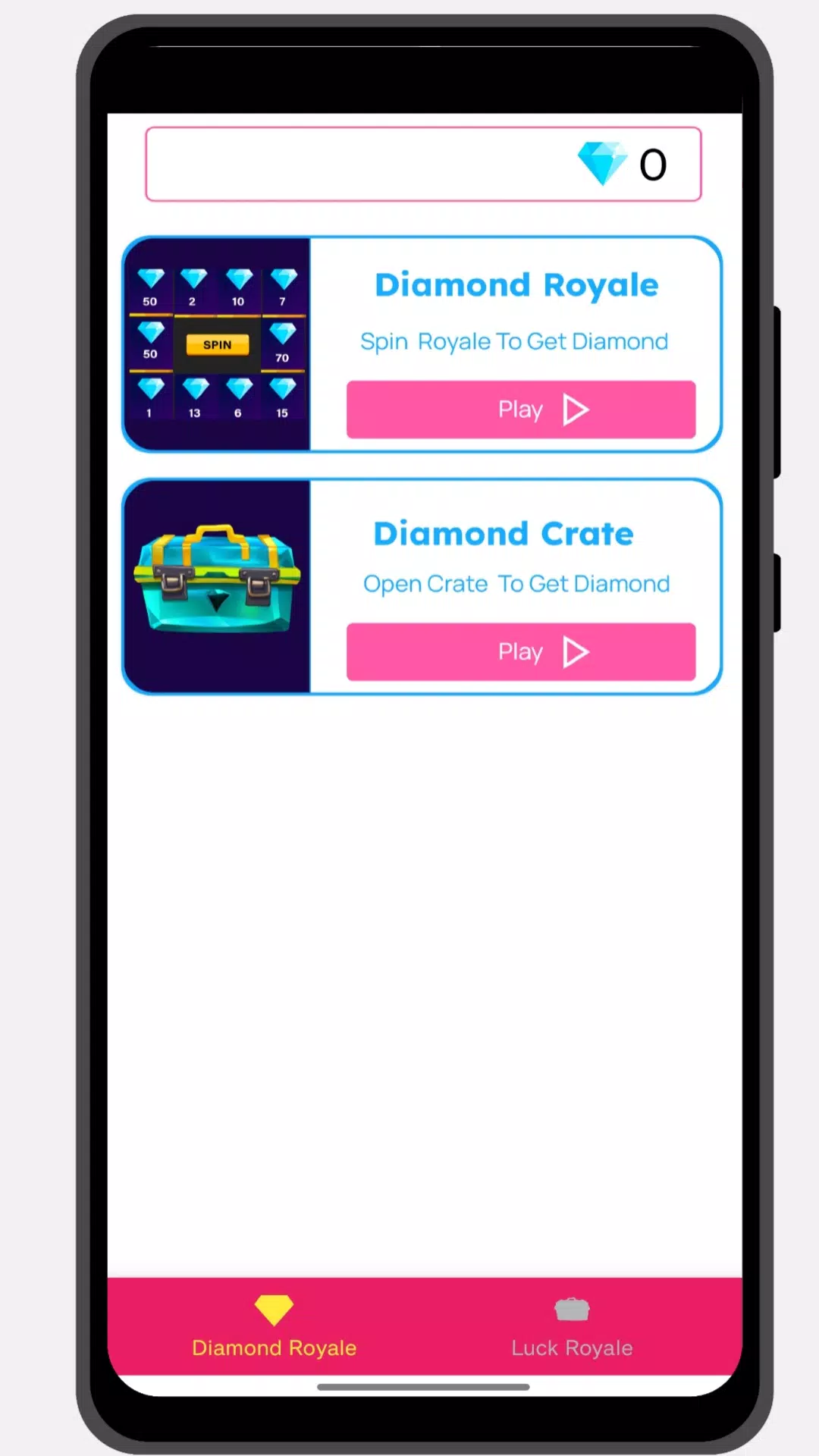 FreeFie Diamond: Luck Royale ekran görüntüsü 1