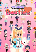 Besties - Make friend & Avatar экрана 1