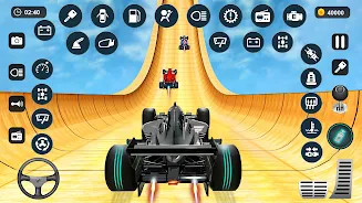 Formula Car Stunt - Car Games ekran görüntüsü 2