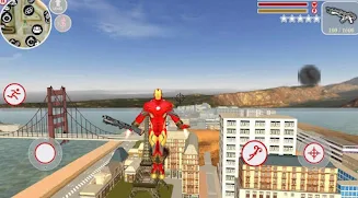 Iron Superhero War - Superhero Games экрана 3