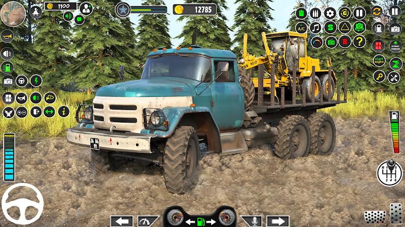 Snow Mud Truck Runner Offroad экрана 3