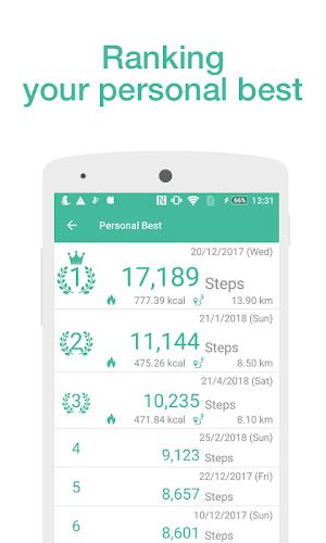 Pedometer - Step Counter Maipo ဖန်သားပြင်ဓာတ်ပုံ 3