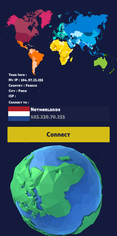 VPN NetherLands - IP for NL ảnh chụp màn hình 2