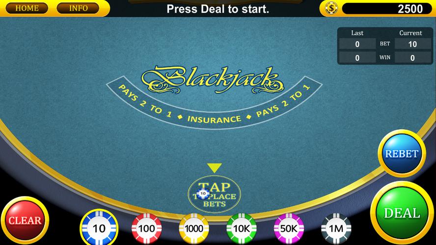 Blackjack captura de pantalla 