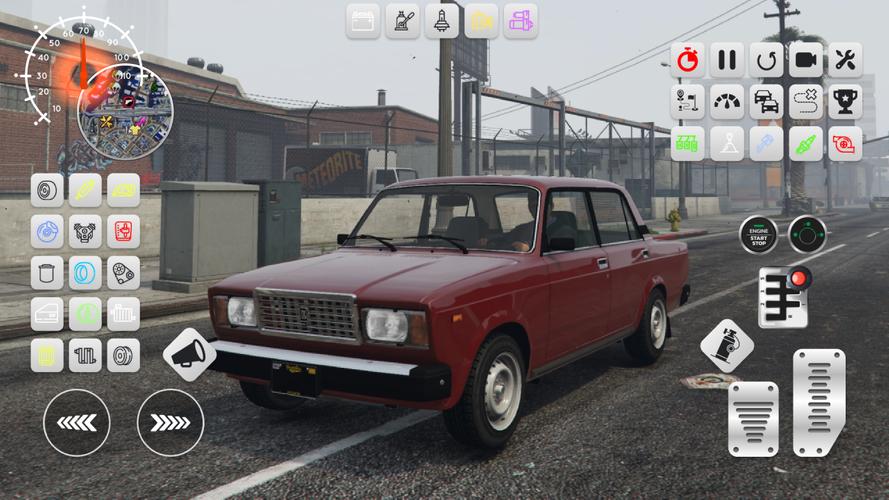 Lada 2107 Tuning Russian City экрана 1