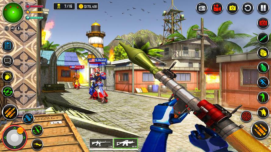 Counter terrorist robot game captura de pantalla 