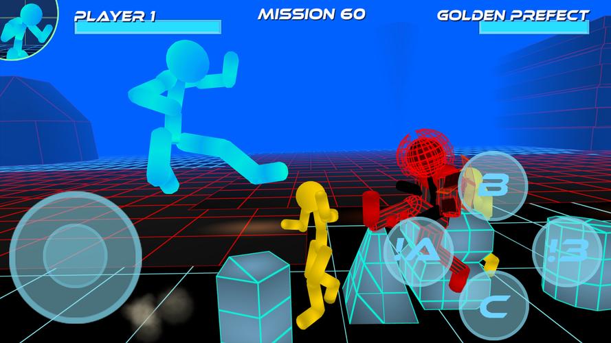 Stickman Neon Street Fighting Screenshot 3