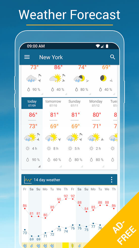 Screenshot Weather & Radar Pro 1