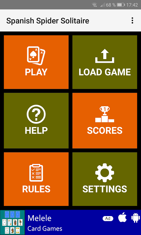 Spanish Spider Solitaire captura de pantalla 