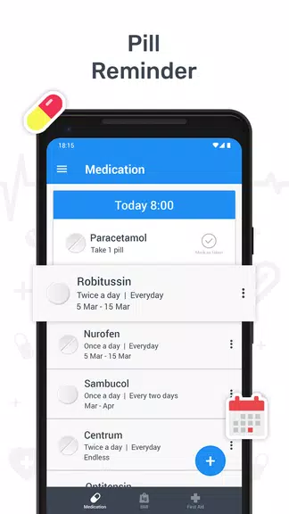 Health tracker & Pill Reminder应用截图第3张