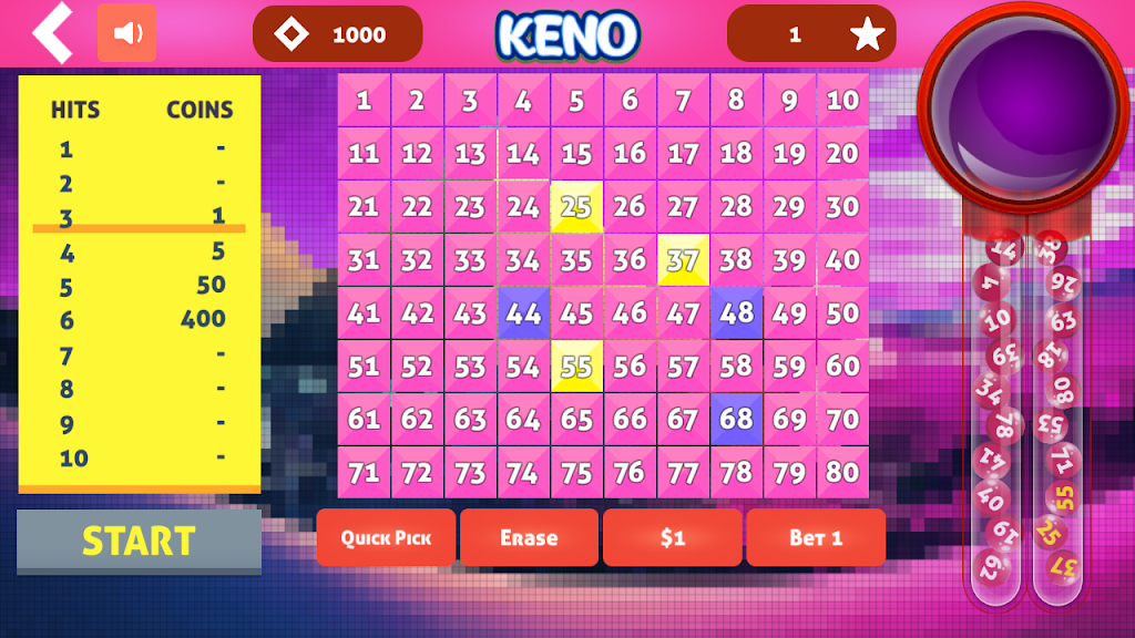 Cleo Keno - Free Keno Game ဖန်သားပြင်ဓာတ်ပုံ 2