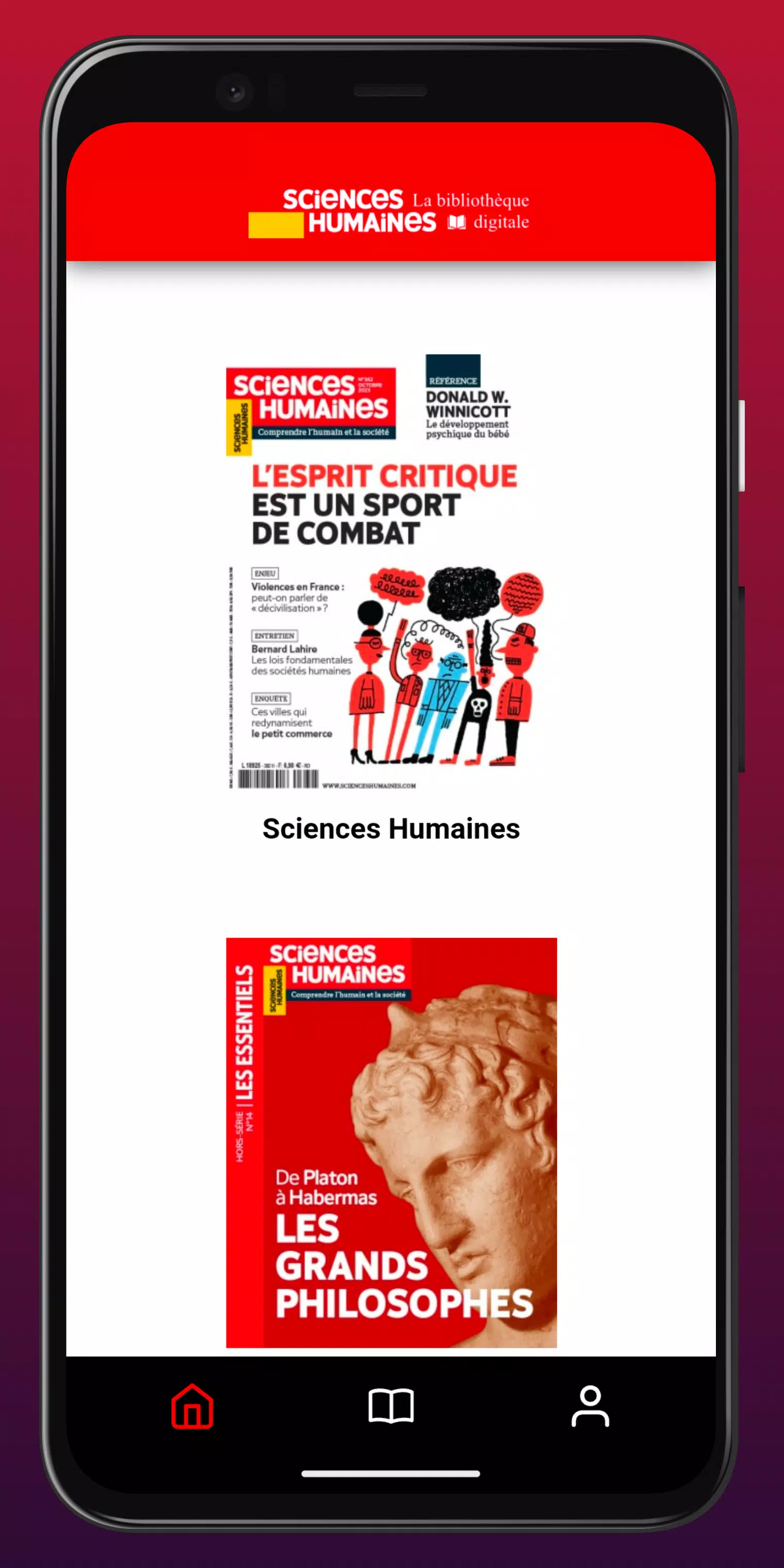 Sciences Humaines Screenshot 1