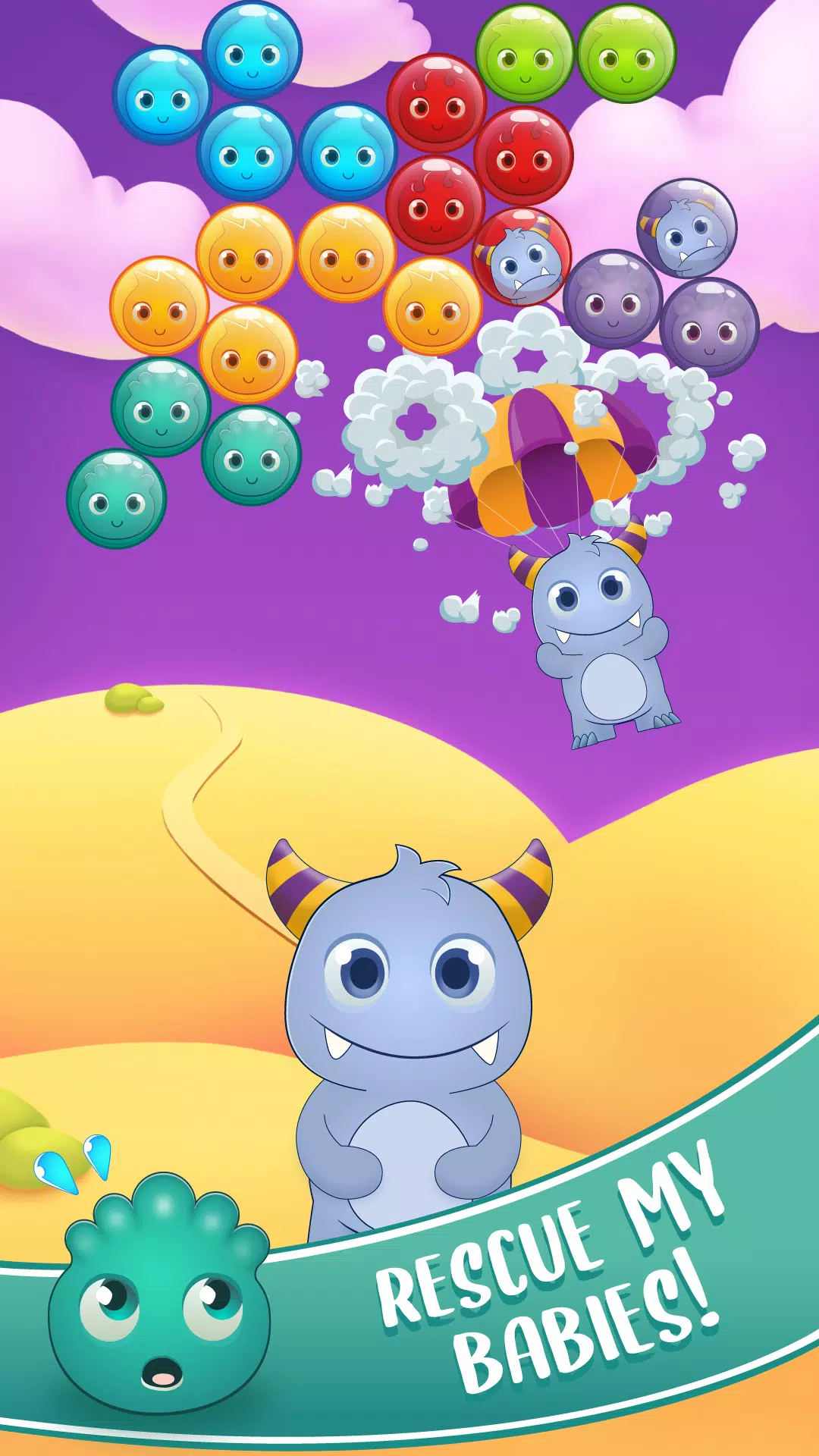 Bubble friends rescue captura de pantalla 