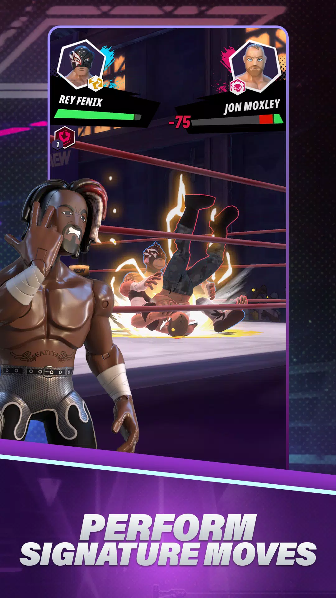 AEW: Figure Fighters Wrestling Screenshot 2