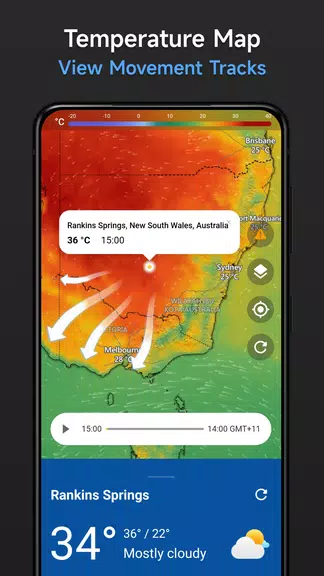 Live Weather & Radar Map ဖန်သားပြင်ဓာတ်ပုံ 3