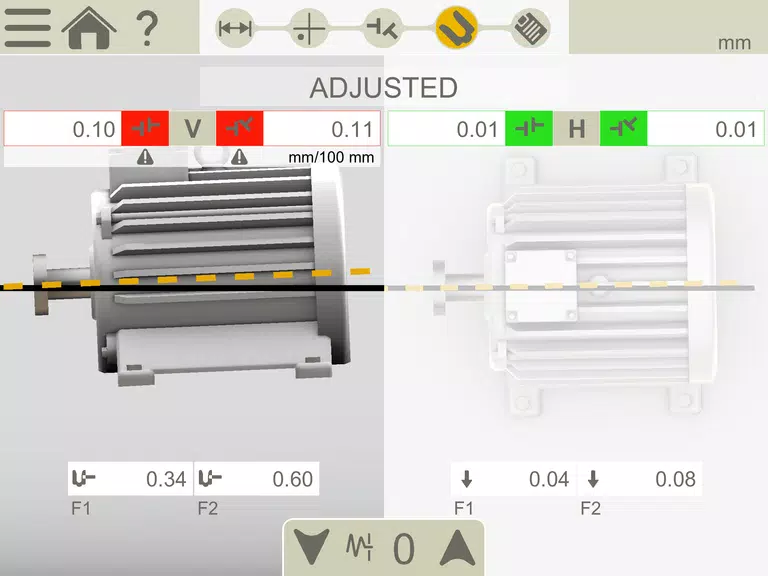 Easy-Laser XT Alignment Screenshot 3