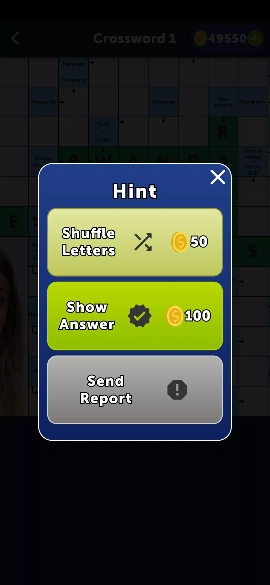 Screenshot Crossword: Arrowword 3