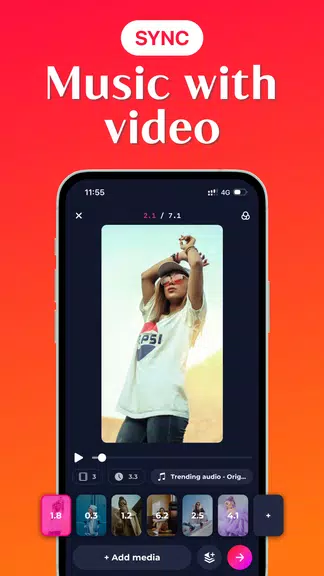 Template Video Maker & Editor экрана 4