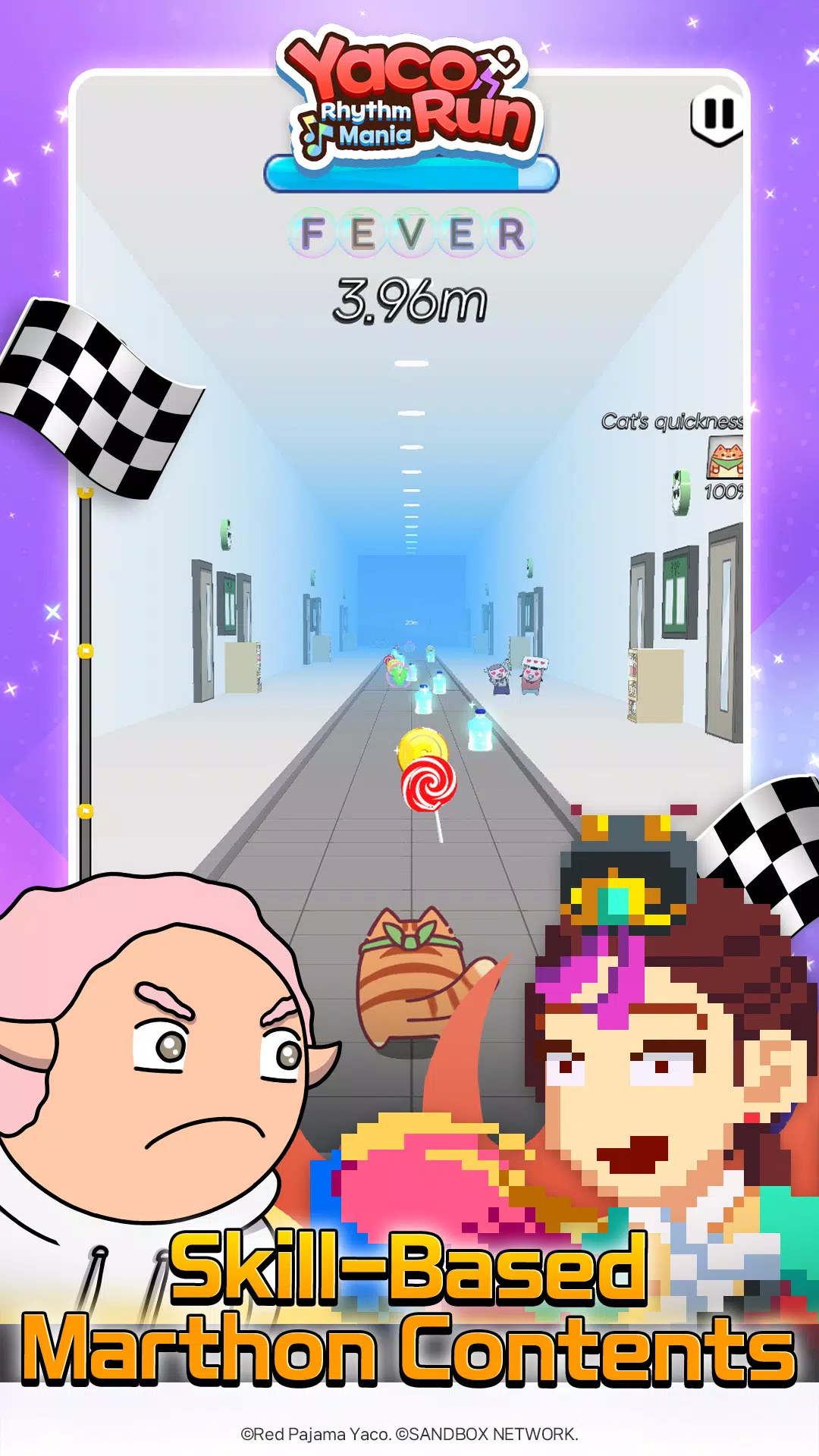 Screenshot Yaco Run Rhythm - Cat SnackBar 4