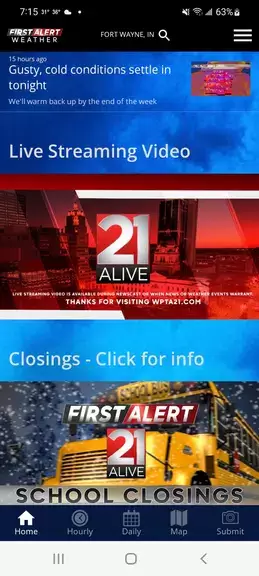 21Alive First Alert Weather экрана 3