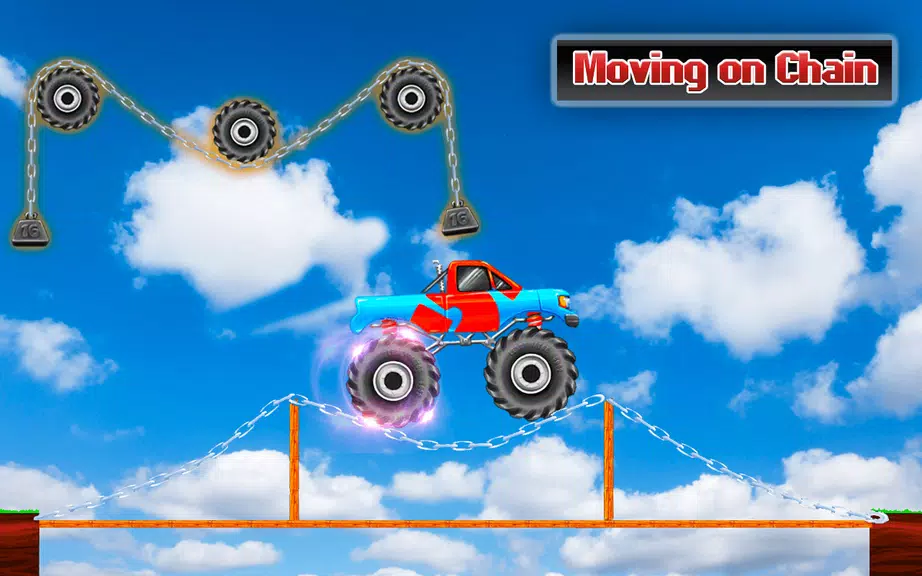 Rope Bridge Racer Car Game captura de pantalla 