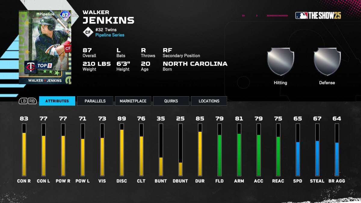 Walker Jenkins Diamond Card
