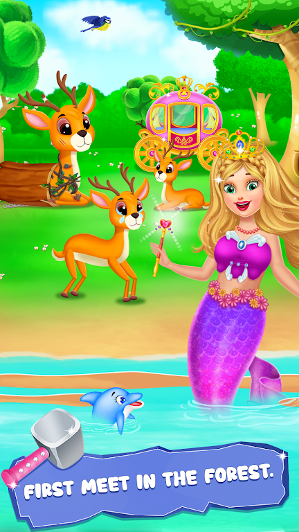 Princess life love story games captura de pantalla 