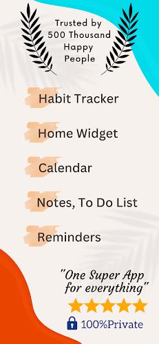 Habit Tracker Planner HabitYou экрана 1