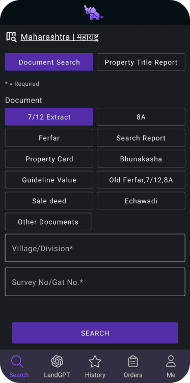 Landeed: EC, Patta, 7/12, RTC स्क्रीनशॉट 3