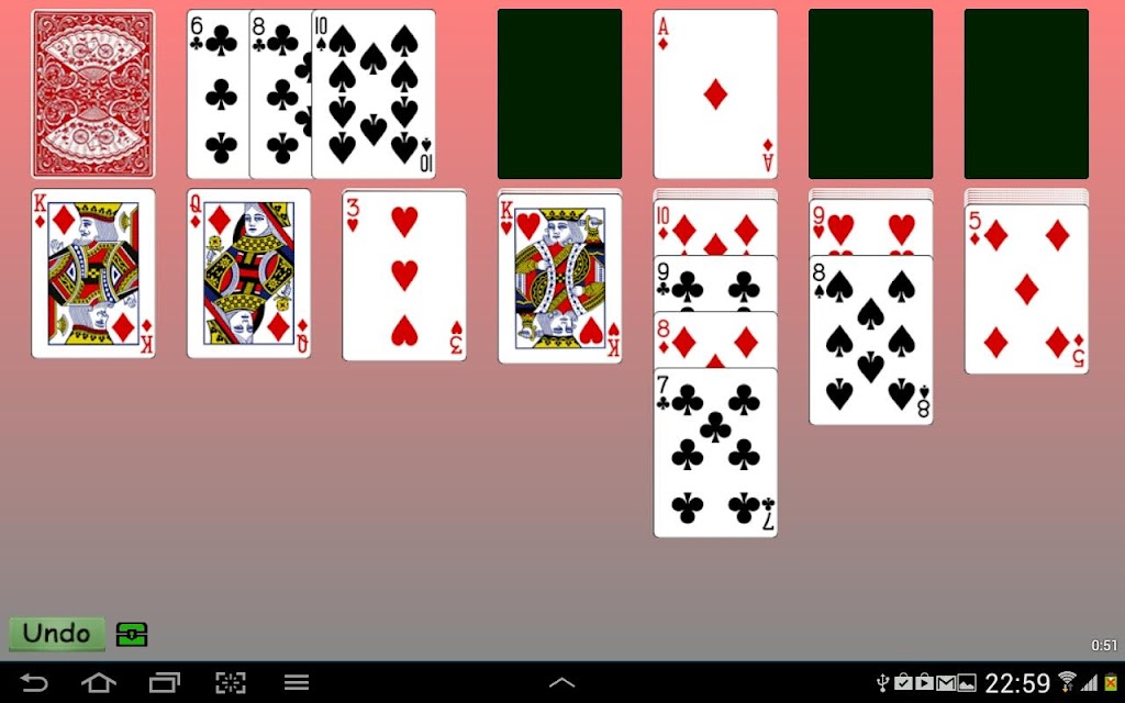 Klondike Solitaire Cards ဖန်သားပြင်ဓာတ်ပုံ 1