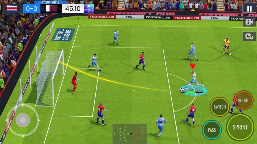 Football 3D Star স্ক্রিনশট 1