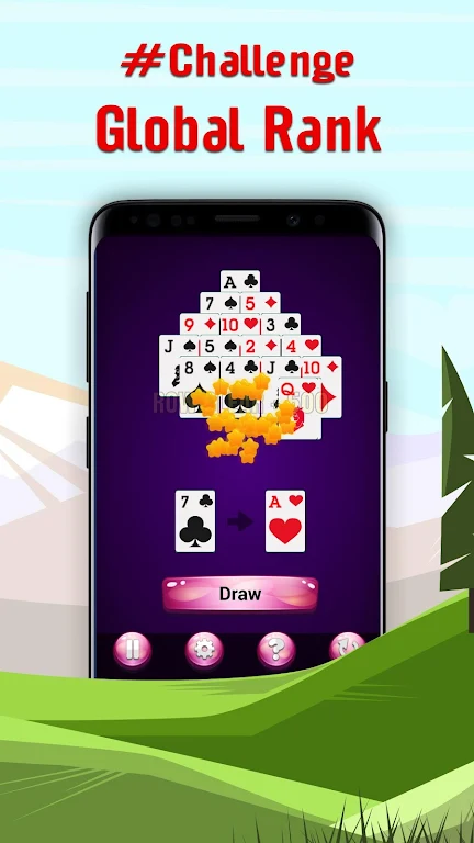 Pyramid - Classic Solitaire screenshot 2