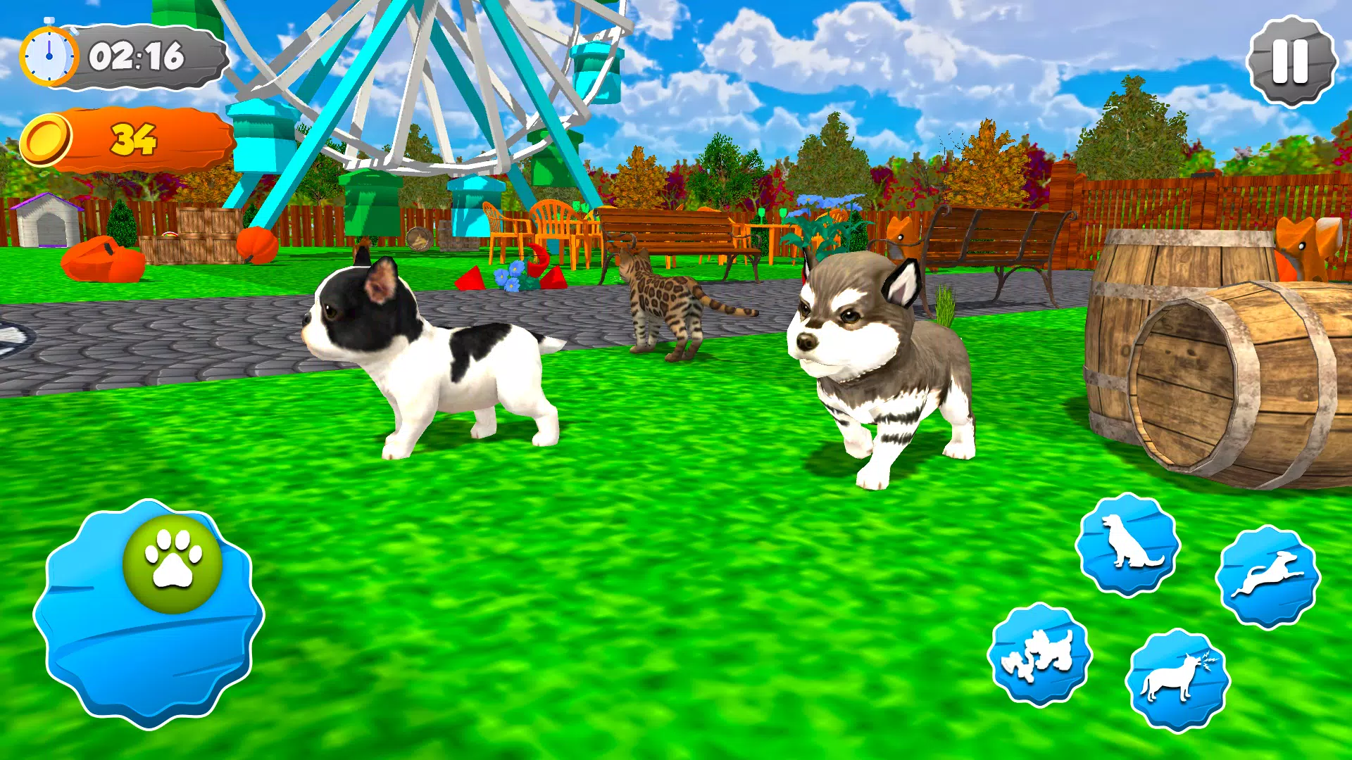 Pet Dog Game: Virtual Dog Sim স্ক্রিনশট 1