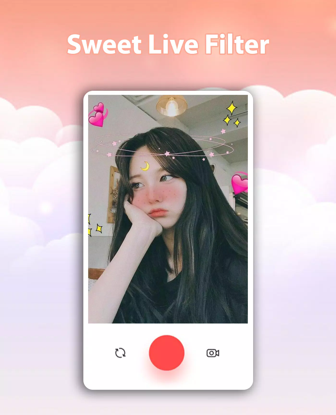 Sweet Live Filter Face Camera Screenshot 2