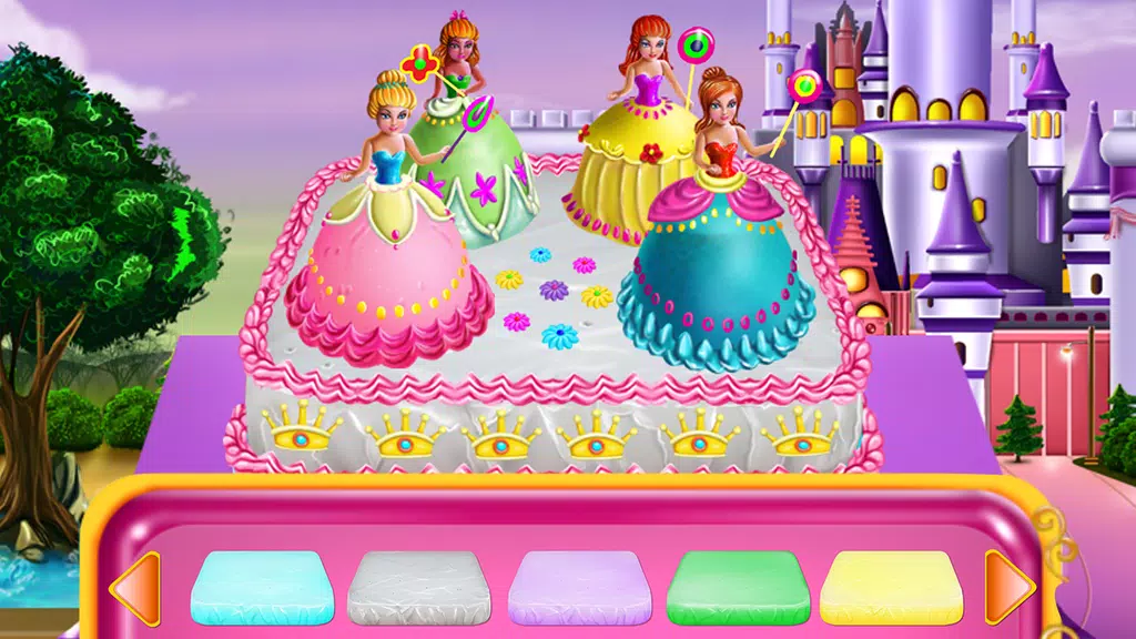 Princesses Cake Cooking Screenshot 3