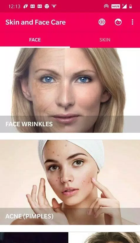 Skin and Face Care screenshot 1