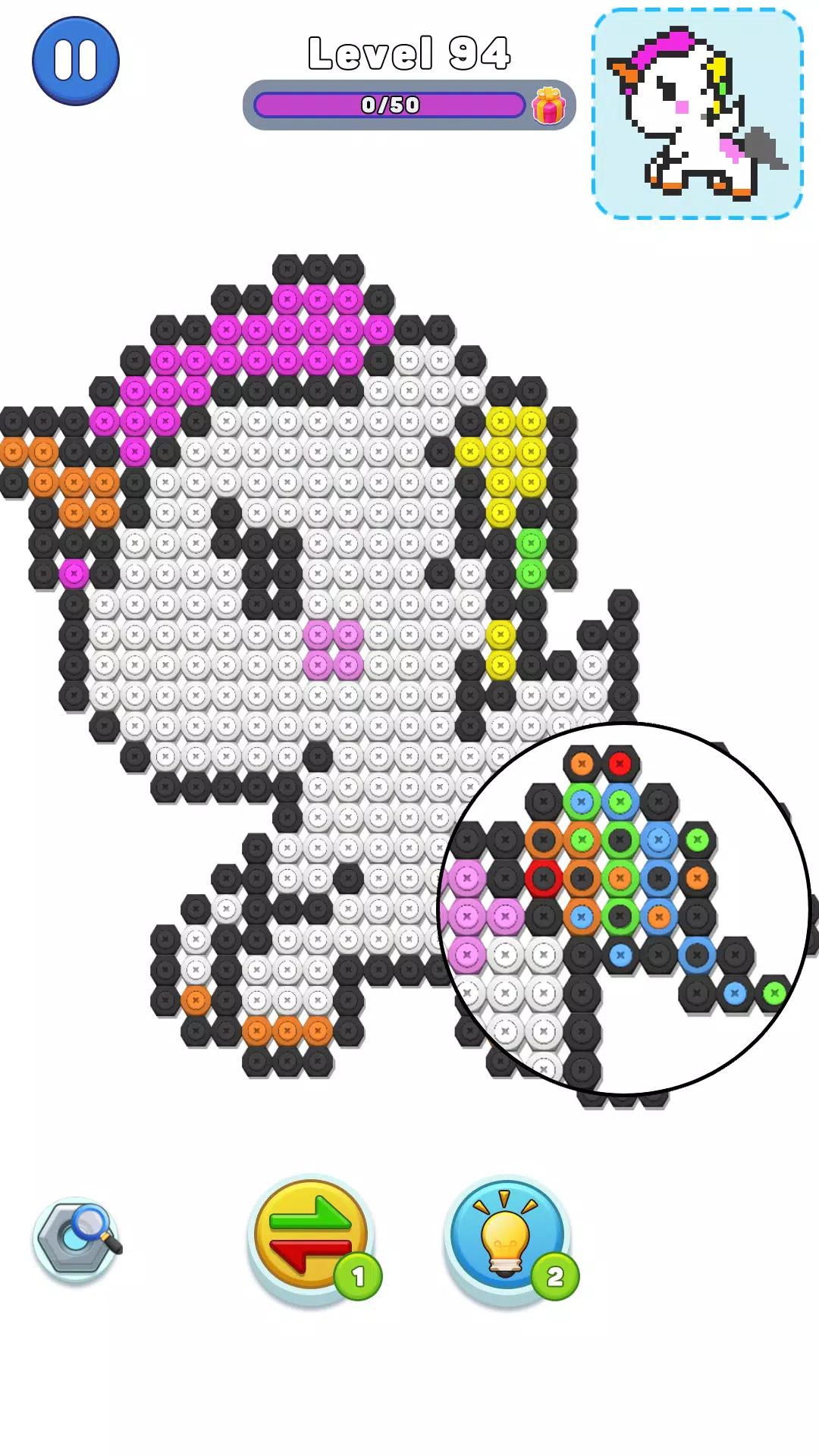 Nut n Bolt Sort: Color Puzzle Screenshot 2