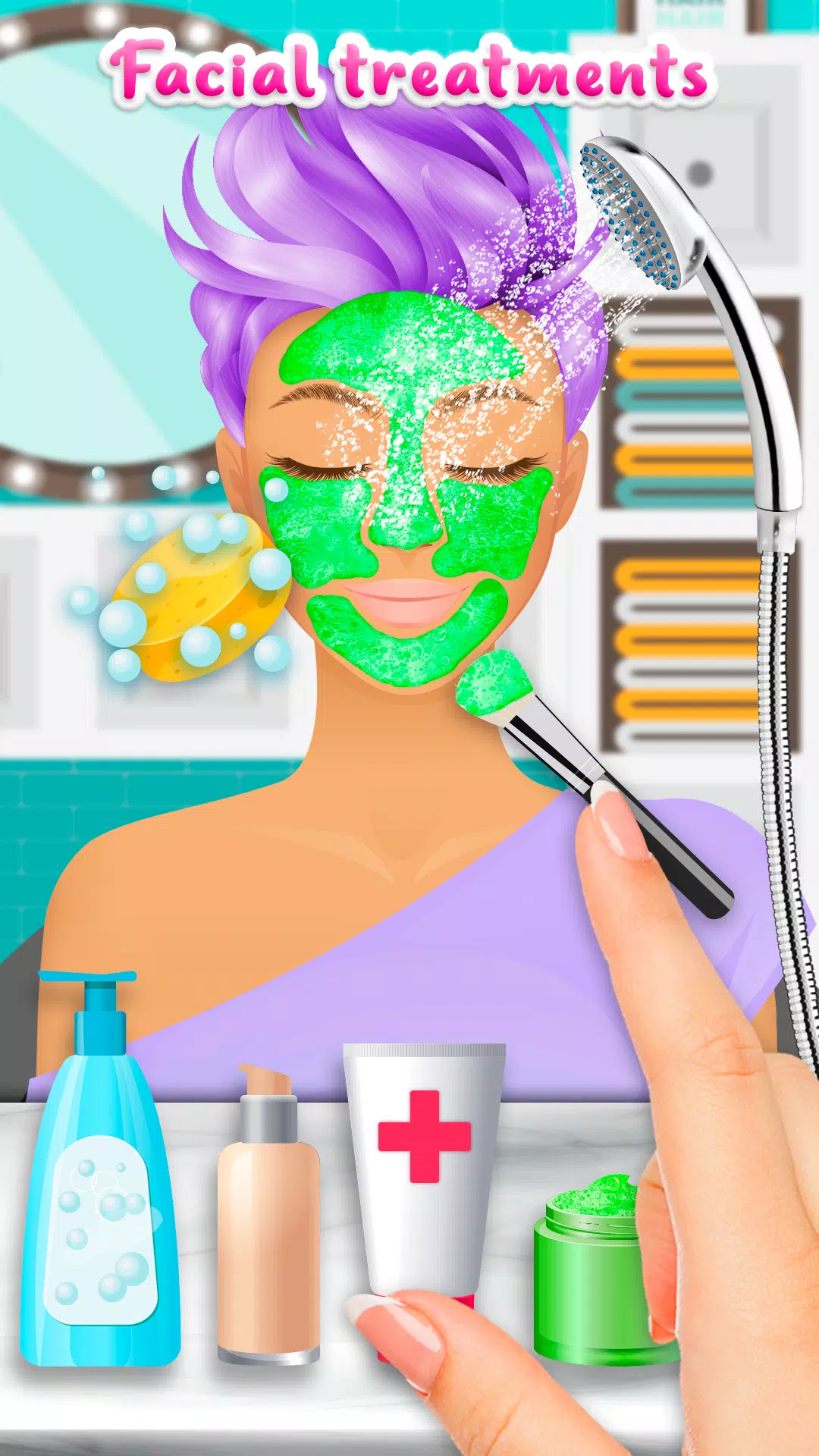 Makeup Beauty Salon Game Girls ဖန်သားပြင်ဓာတ်ပုံ 2