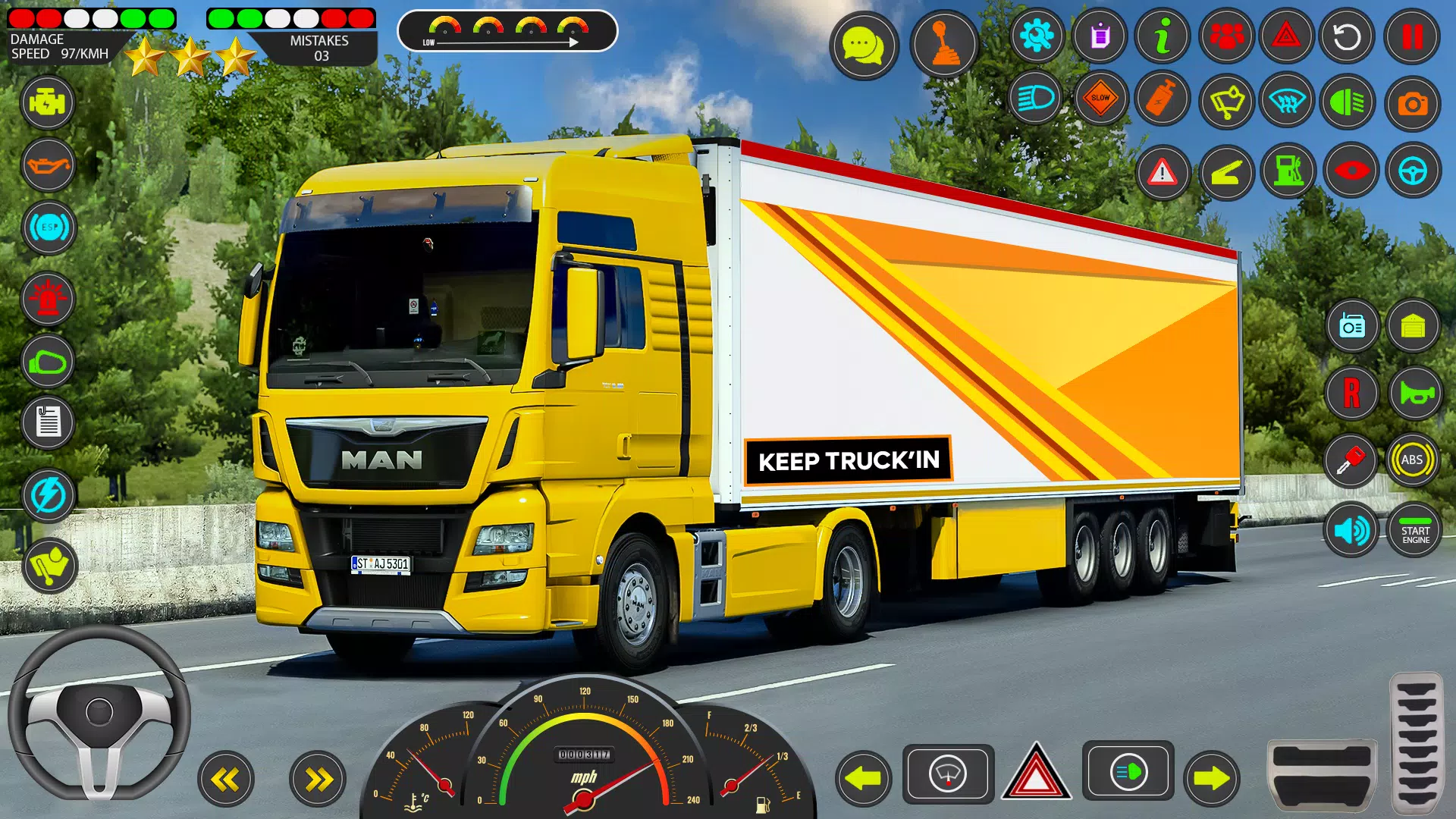 Euro Truck Games Sim 3d ảnh chụp màn hình 1