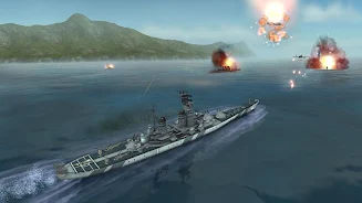 WARSHIP BATTLE:3D World War II captura de pantalla 