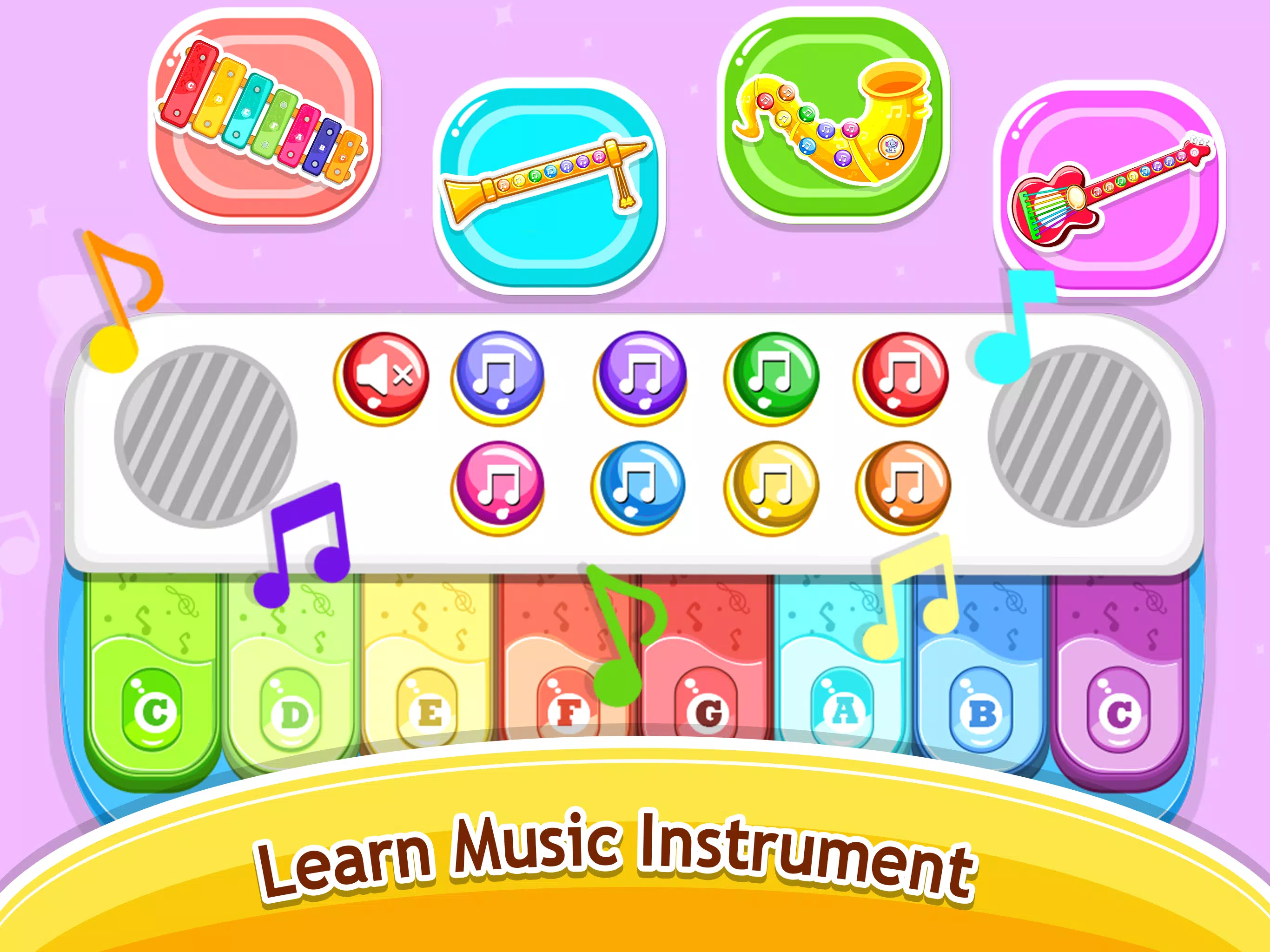 Kids Music piano - games zrzut ekranu 4