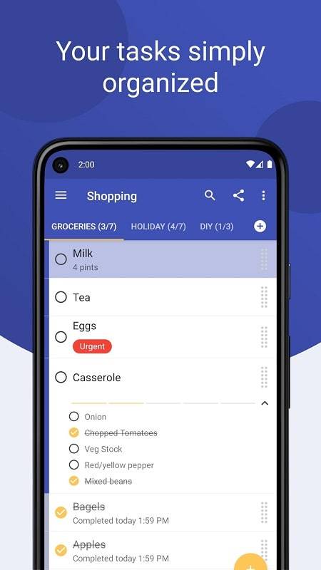 Tasks: Todo list স্ক্রিনশট 1