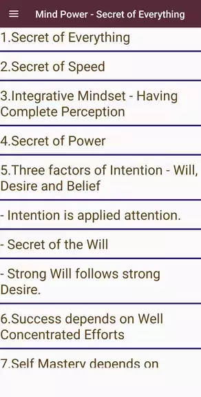 Secret of Mind Power: Success Screenshot 2