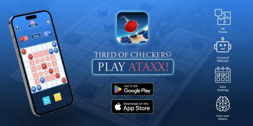 Ataxx为Hexxagon等标志性棋盘游戏带来了新的转折，现在在Android和iOS上