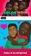 Color Noir Coloring Book App ဖန်သားပြင်ဓာတ်ပုံ 1