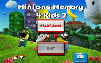 Minions Memory 4 Kids 2 ekran görüntüsü 1