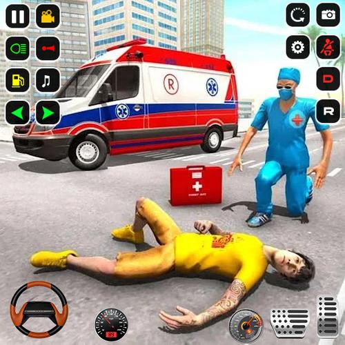 Police Rescue Ambulance Games captura de pantalla 
